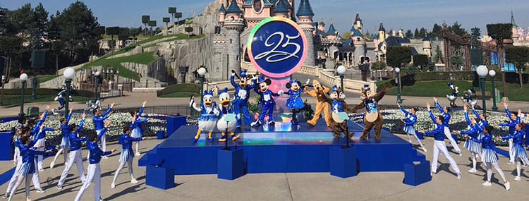 Lancering 25e verjaardag Disneyland Paris tijdens persweekend op 25 maart 2017