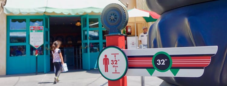 Overzicht van alle attracties met een minimumlengte restrictie in Disneyland Paris