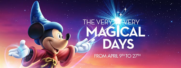 Win unieke belevenissen in Disneyland Paris tijdens 'The Very Very Magical Days'