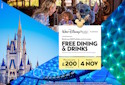 GRATIS Disney Dining Plan + 7 dagen GRATIS + &euro;200 korting + GRATIS Memory Maker