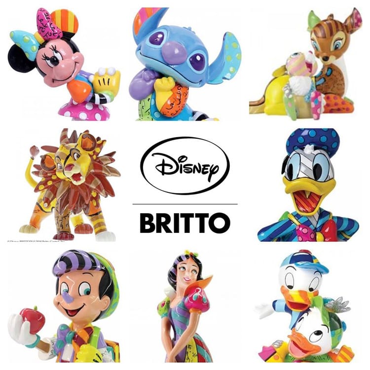 browser tandarts Integreren Disney by Romero Britto collectie met kleurrijke beeldjes, mokken en  knuffels - DiscoverTheMagic.nl