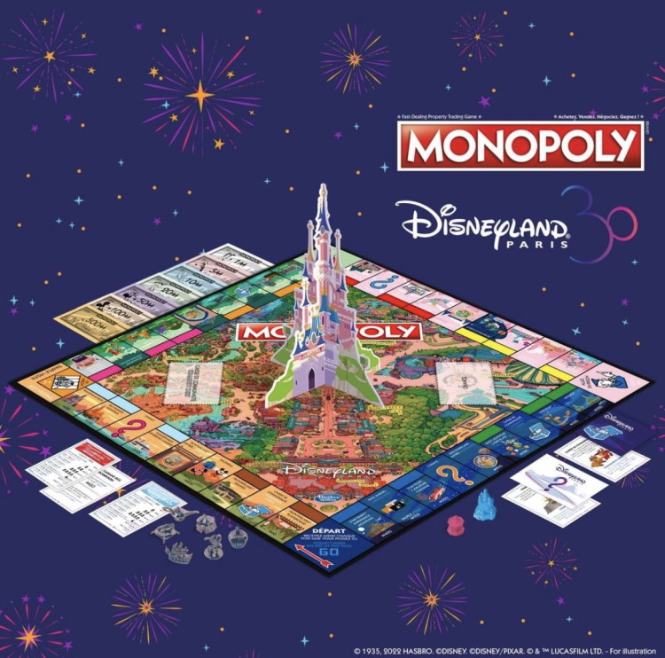 ballet Moet karbonade Monopoly spel van Disneyland Paris voor de 30e verjaardag vanaf 20 oktober  2022 verkrijgbaar - Disneyland Parijs - DiscoverTheMagic.nl