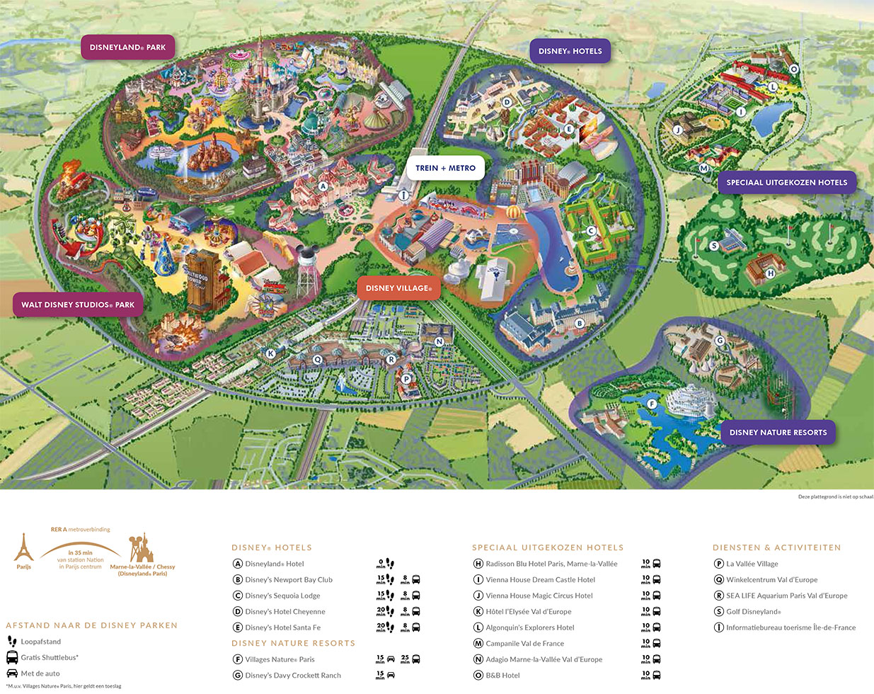 Overzicht Disneyland Parijs DiscoverTheMagic.nl Overzicht Disneyland Parijs DiscoverTheMagic.nl