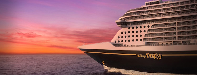 Nieuw cruiseschip Disney Destiny als zevende schip uit de Disney Cruise Line vloot