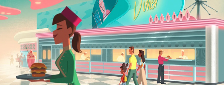 Annette's Diner in Disneyland Paris krijgt een upgrade met vernieuwd restaurant en bar