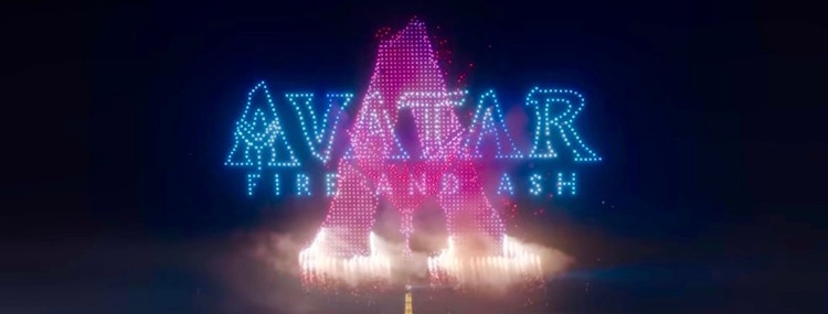 Avatar Fire and Ash droneshow in Disneyland Paris met spectaculaire choreografieën