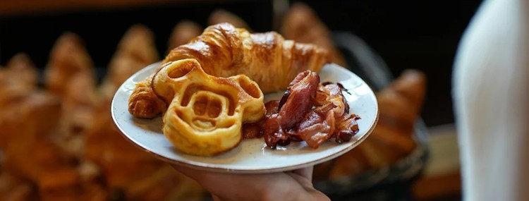 All-you-can-eat ontbijtbuffet bij Disney's Davy Crockett Ranch in Disneyland Paris