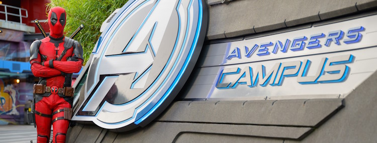 Deadpool komt naar Disneyland Paris als Marvel figuur bij Avengers Campus in de Studios