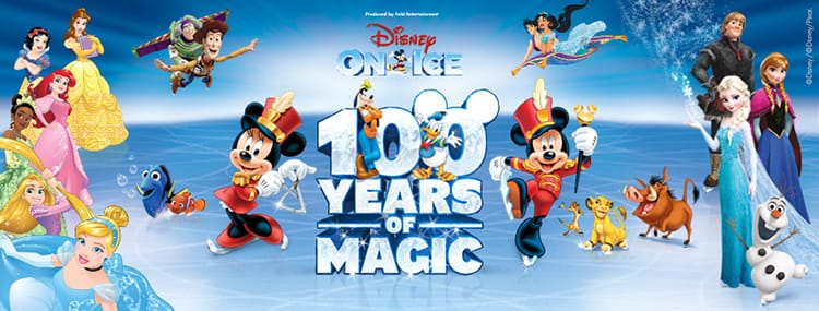Disney on Ice viert 100 Years of Magic met meer dan 50 Disney figuren op het ijs