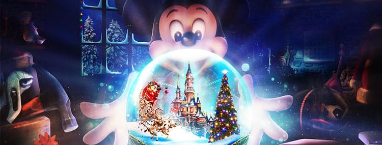 Kerst in Disneyland Paris met speciaal entertainment, selfie spots, Disney figuren en decoratie