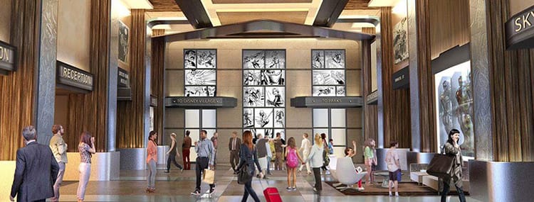 Disney's Hotel New York krijgt Marvel thema met nieuwe lobby en kamers