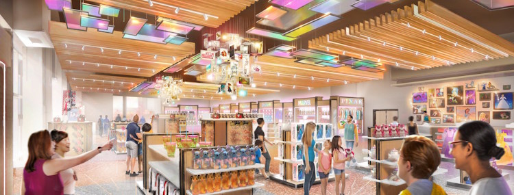 Nieuwe winkels in Disney Village met lifestyle en homeware shops en grotere Disney Store