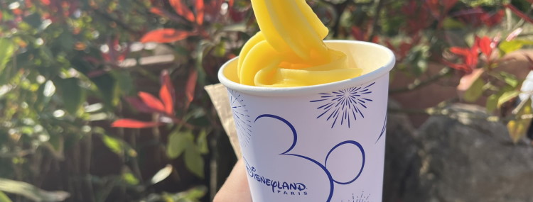 Dole Whip verkrijgbaar in Disneyland Paris als snack tijdens de 30e verjaardag