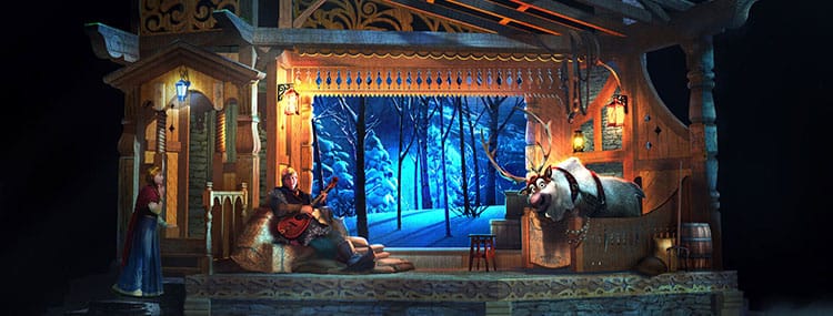 Frozen attractie in Disneyland Paris bij Animation Celebration in het Studios Park