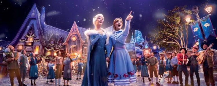 Eerste kerstseizoen in World of Frozen in Disneyland Paris met speciale shows en decoratie