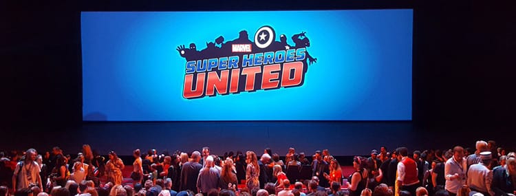 Stuntshow 'Marvel Super Heroes United' in Disneyland Paris met superhelden, projecties en drones