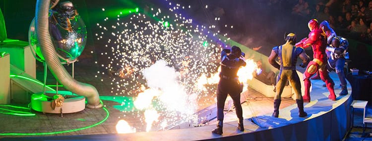 Superhelden en spectaculaire stunts tijdens première Marvel Universe Live!