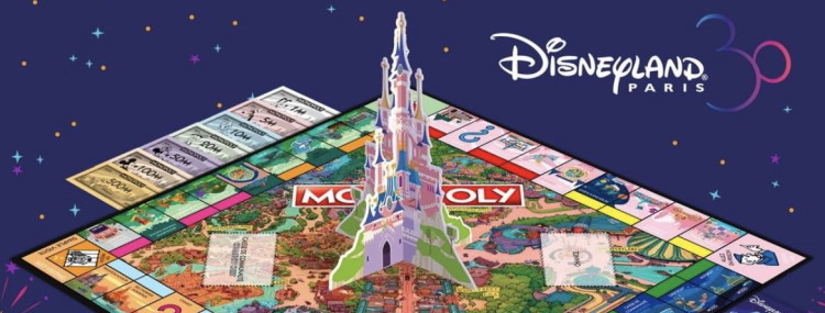 Monopoly spel van Disneyland Paris voor de 30e verjaardag vanaf 20 oktober 2022 verkrijgbaar