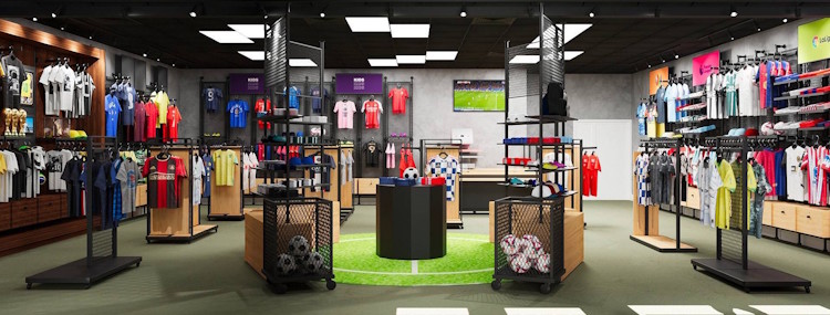 Pel&eacute; Soccer opent nieuwe winkel in Disneyland Paris naast de Sports Bar in Disney Village