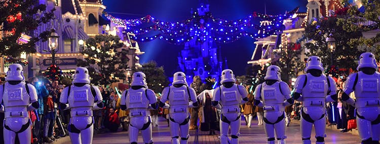 Star Wars Night in Disneyland Paris met intergalactisch entertainment, parades en shows