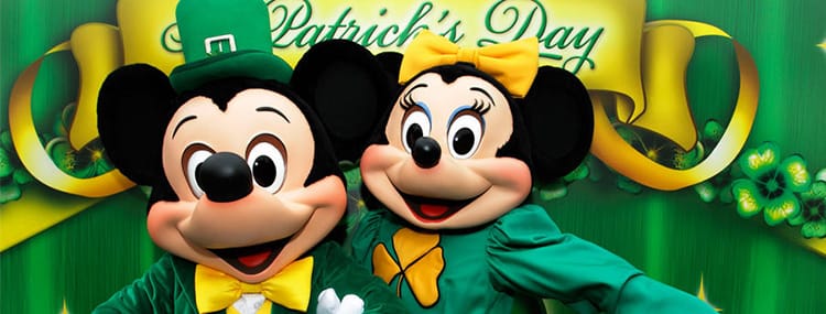 St. Patrick's Day in Disneyland Paris met speciaal entertainment en vuurwerk