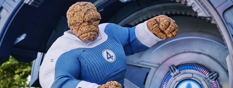 The Thing uit Fantastic Four in Disneyland Paris met tijdelijke meet & greet in de Studios
