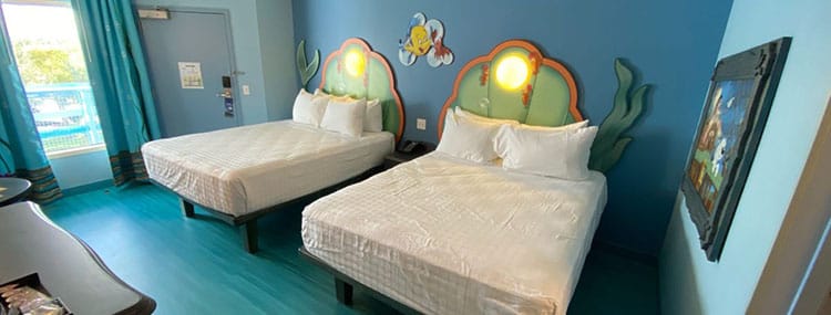 Little Mermaid kamers bij Disney's Art of Animation Resort in Walt Disney World