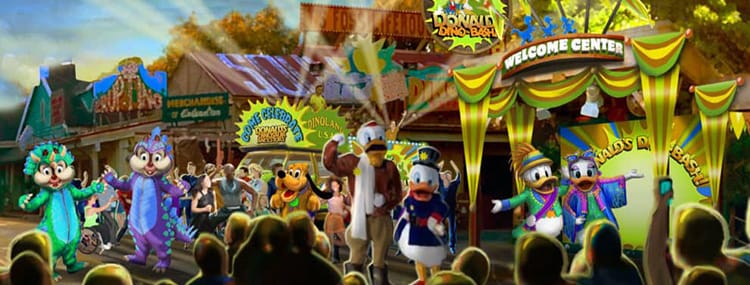 Donald’s Dino-Bash introduceert nieuwe ontmoetingen met figuren in Walt Disney World