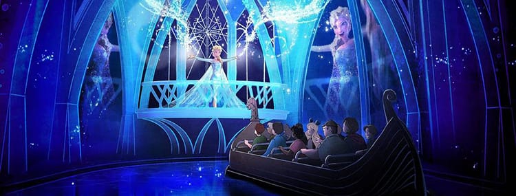 Nieuwe Frozen Ever After attractie met darkride en meet & greet in Walt Disney World