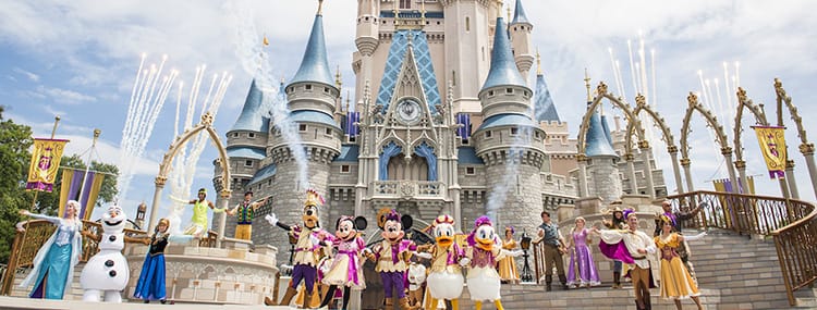 'Mickey's Royal Friendship Faire' show in Magic Kingdom met o.a. Rapunzel en Frozen