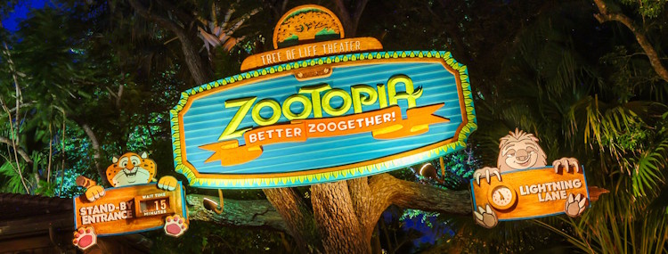 Nieuwe 4D attractie Zootopia: Better Zoogether bij Tree of Life Theater in Walt Disney World