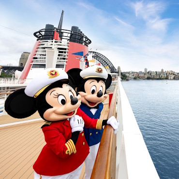 Disney Cruise Line voor het eerst in Australië en Nieuw-Zeeland met de Disney Wonder