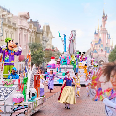 A Million Splashes of Colour keert in 2026 terug in Disneyland Paris met parade en show
