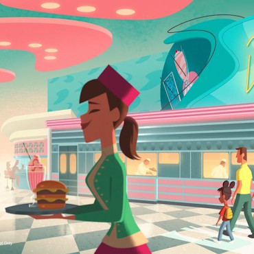 Annette's Diner in Disneyland Paris krijgt een upgrade met vernieuwd restaurant en bar