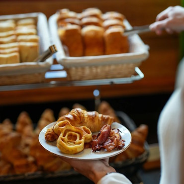 All-you-can-eat ontbijtbuffet bij Disney's Davy Crockett Ranch in Disneyland Paris