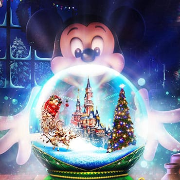Vier Disney's Betoverende Kerst in Disneyland Paris van 11 november 2023 t/m 7 januari 2024