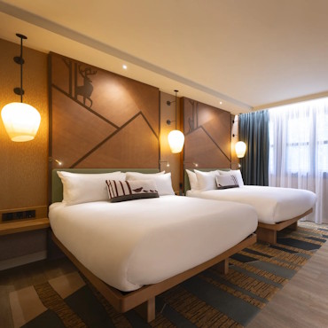 Ontdek de nieuwe kamers van Disney's Sequoia Lodge in Disneyland Paris met Bambi thema