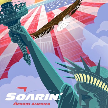 Nieuwe Soarin' Across America in Walt Disney World met upgrade voor attractie in Epcot