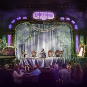 Halloween restaurant The Unlucky Nugget Saloon in Disneyland Paris met speciaal menu