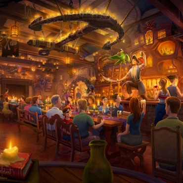 Nieuwe Pirates of the Caribbean bar The Beak and Barrel opent in Walt Disney World