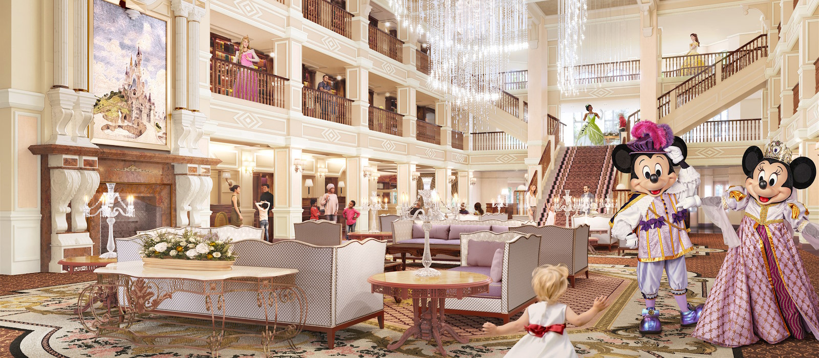Opening Disneyland Hotel <br> in Disneyland Paris