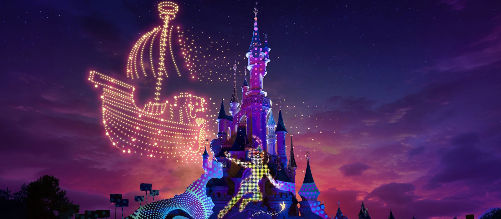 Nieuwe droneshow <br> in Disneyland Paris